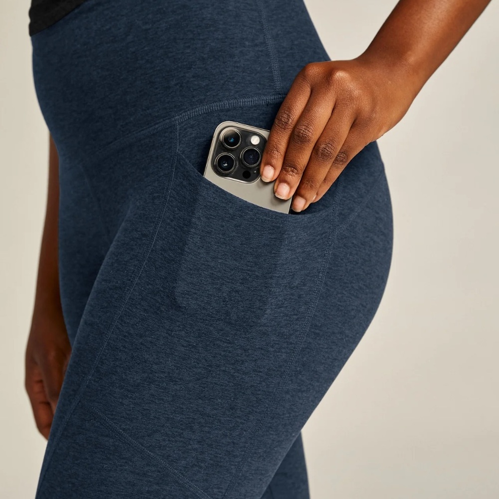 Beyond Yoga Spacedye Out Of Pocket Hi Waist Midi Legging Nocturnal Navy XL